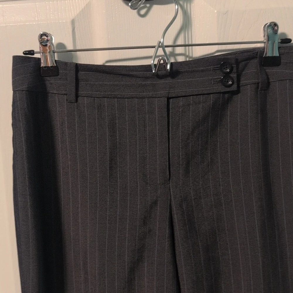 Ann Taylor Charcoal Pinstripe Suit 6P - Picture 5 of 10